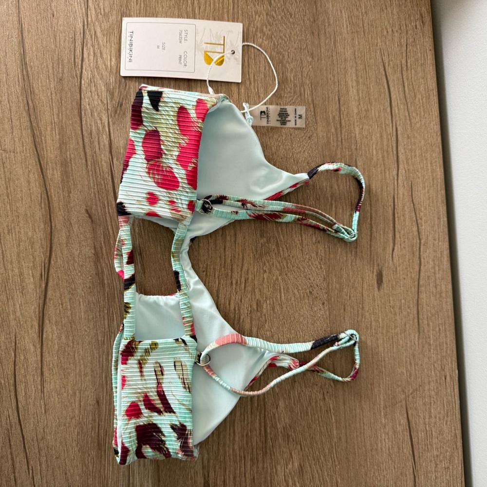 TiniBikini Vibrant Print Bikini Top - Picture 3 of 3